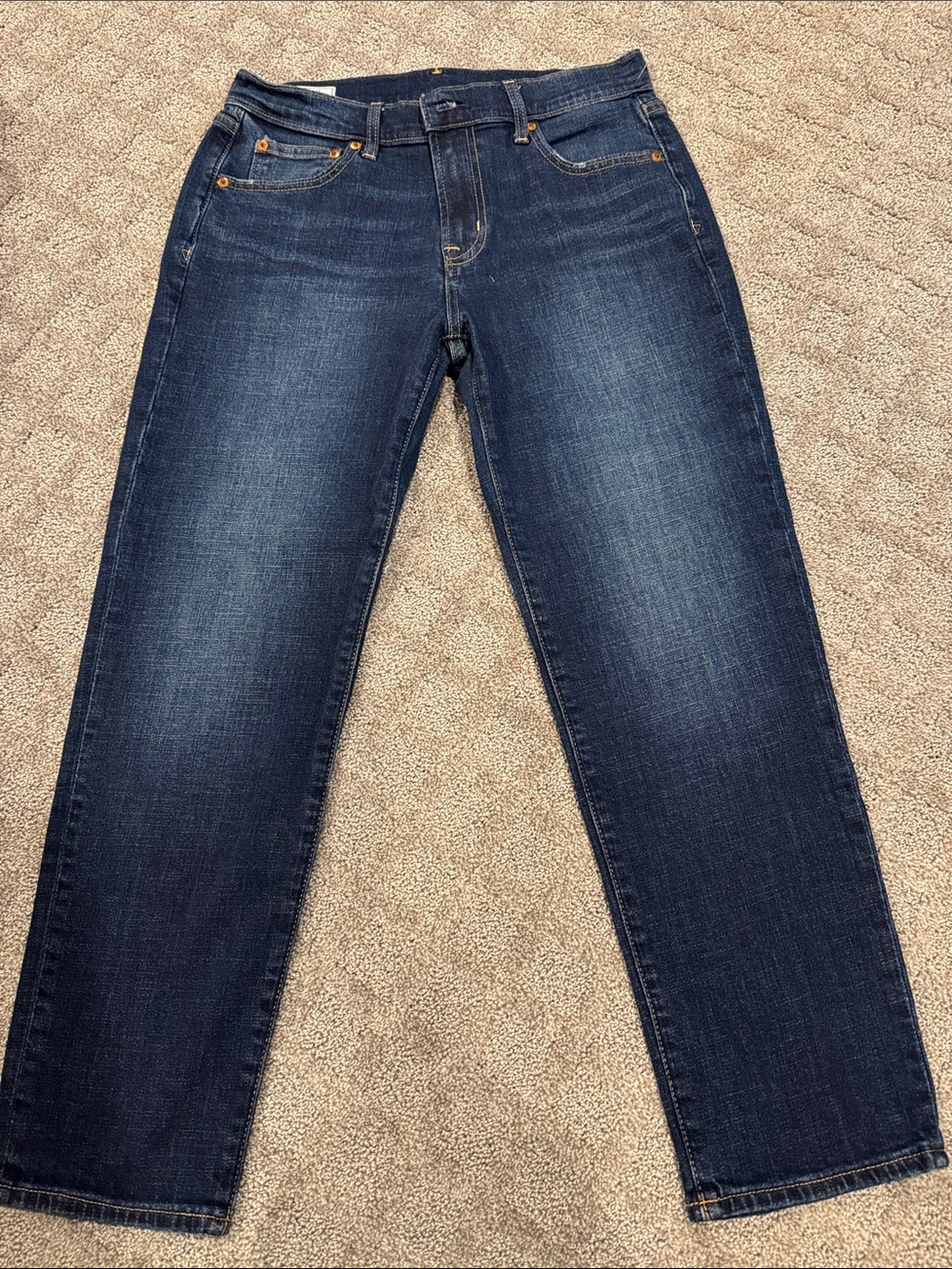 GAP Women's Dark Blue Straight Leg Jeans